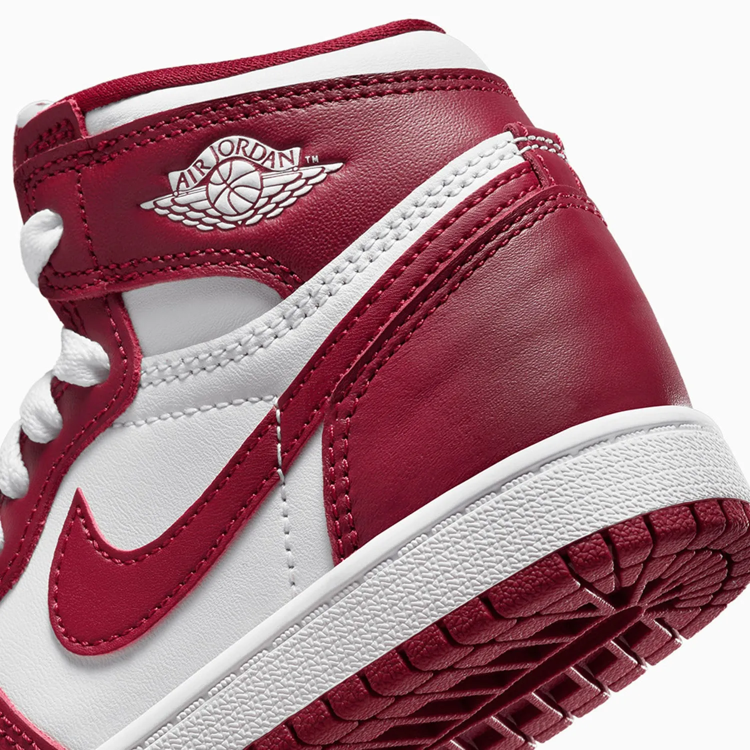Kid's Air Jordan 1 Retro OG "White Team Red" Pre School