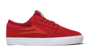 Lakai Griffin Skate Shoes - Red / Reflective