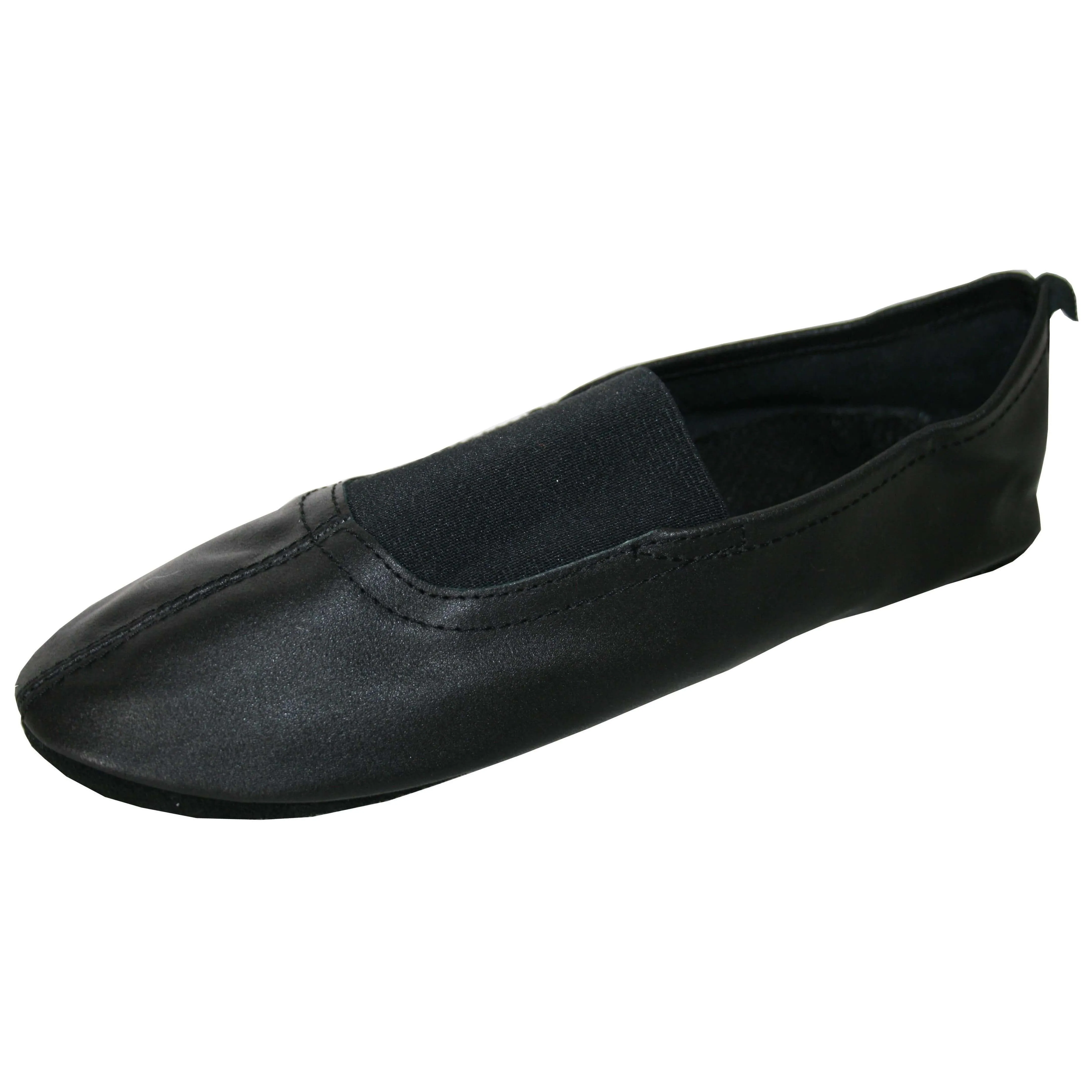 Leather Rhythmic Gymnastics Shoes with Soft Insole INDIGO