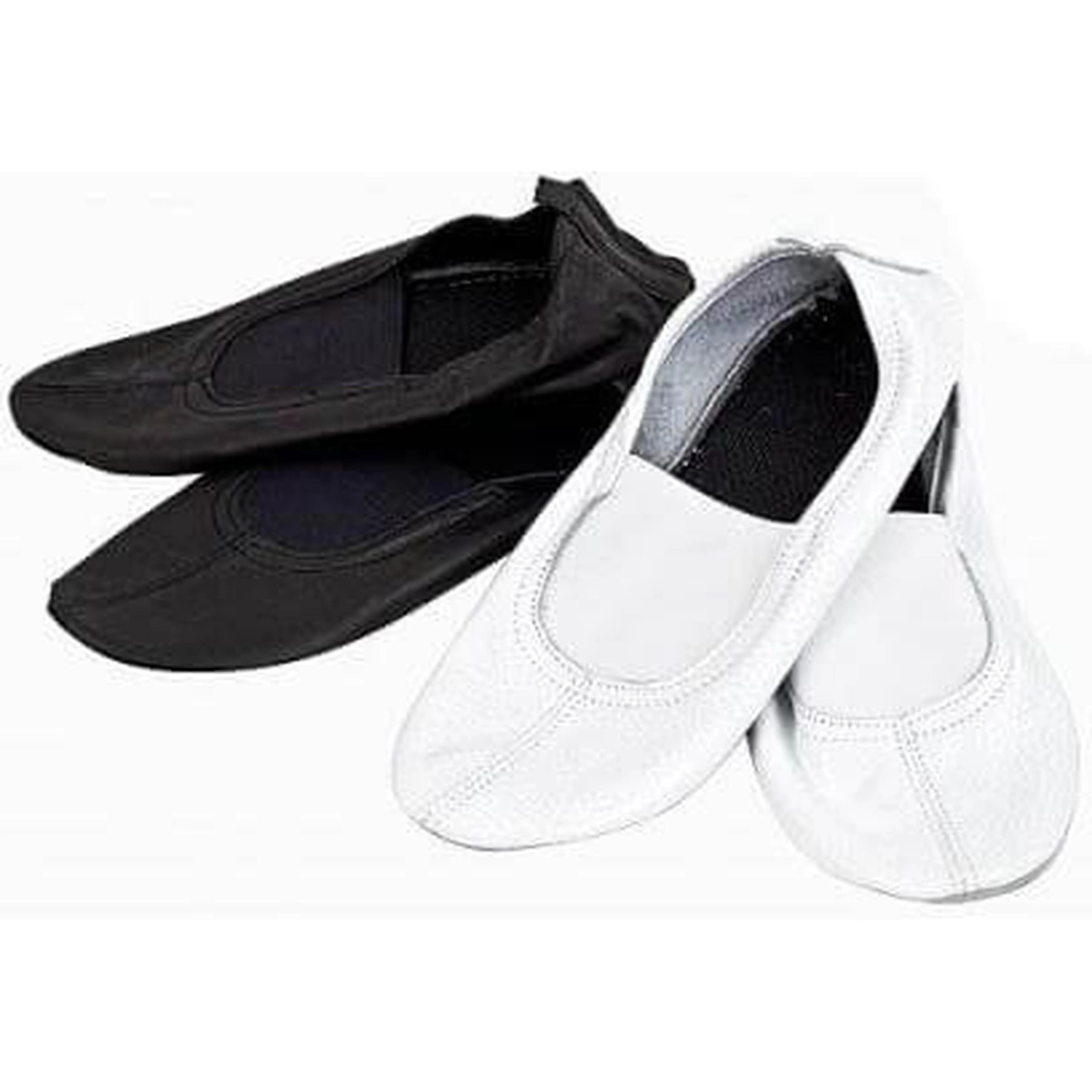 Leather Rhythmic Gymnastics Shoes with Soft Insole INDIGO