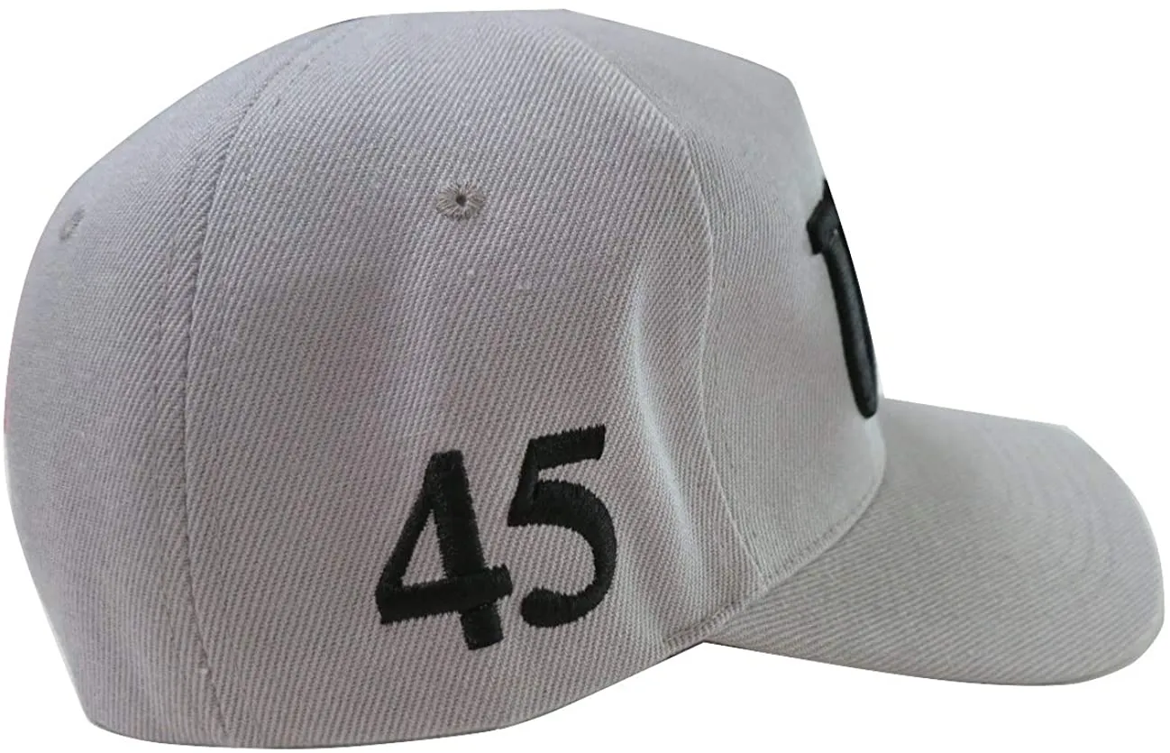 Light Gray USA Donald Trump  Baseball Cap Hat