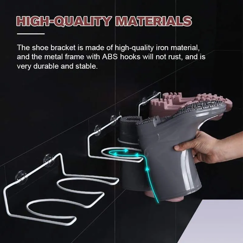 Long Boots Wall Mount Shoe Rack