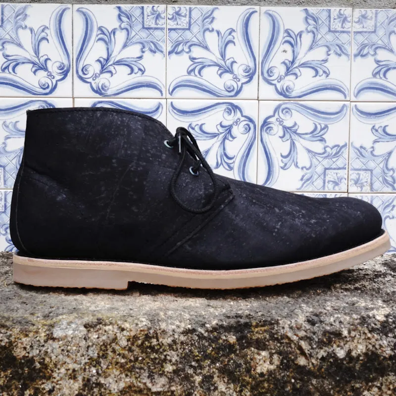 Manaslu Cork Chukka Lace-up Boots - Black