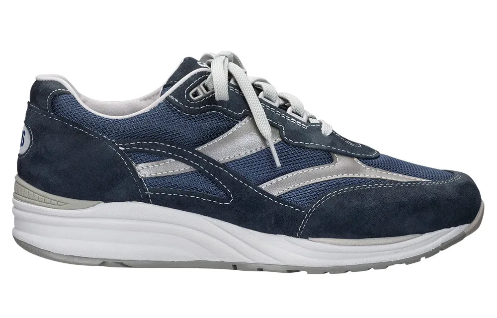 Men's Journey Mesh Lace Up Sneaker in Blue