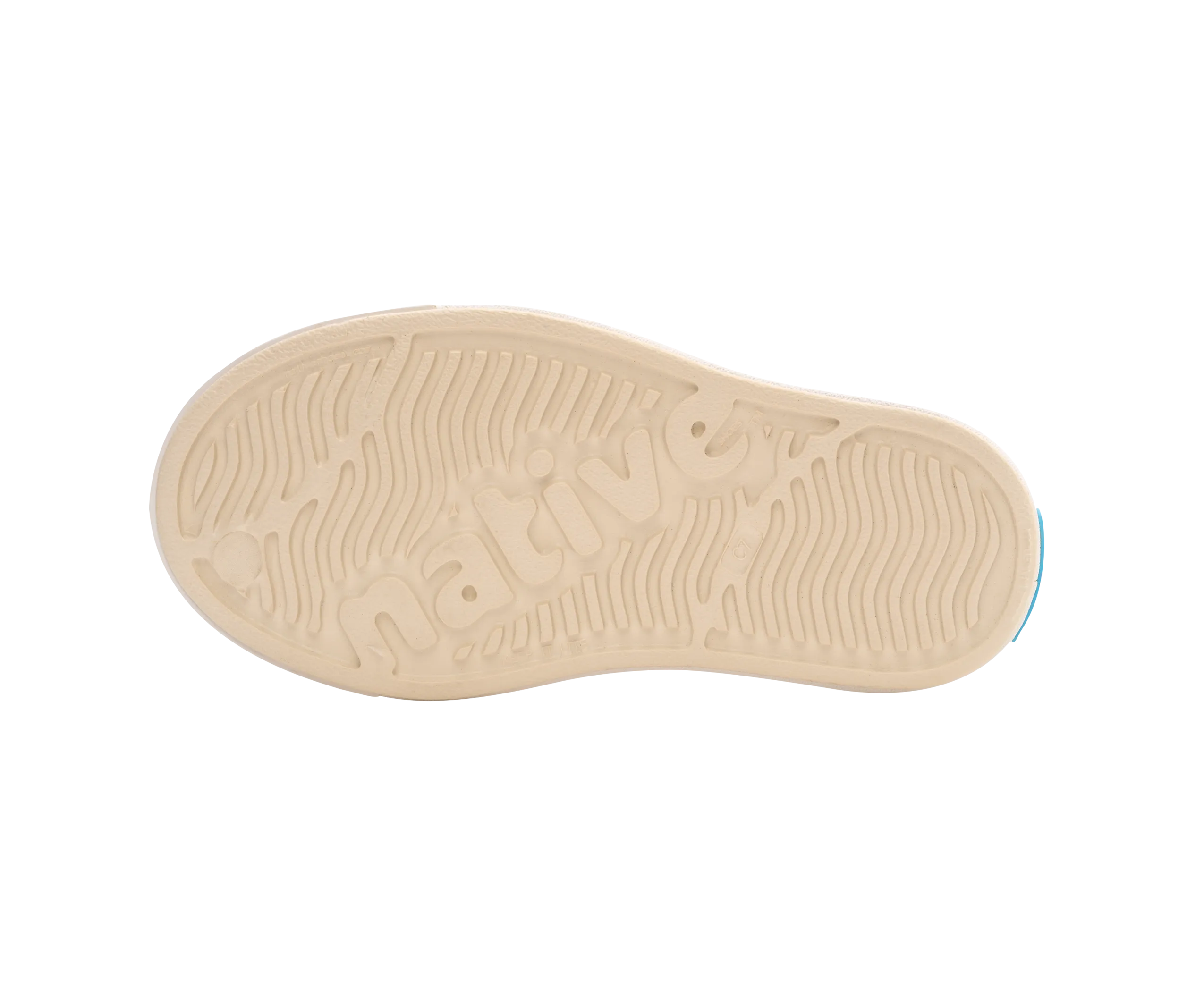 Native Jefferson Print Shoes - Bone White / Shell White / Rainbow Gradient