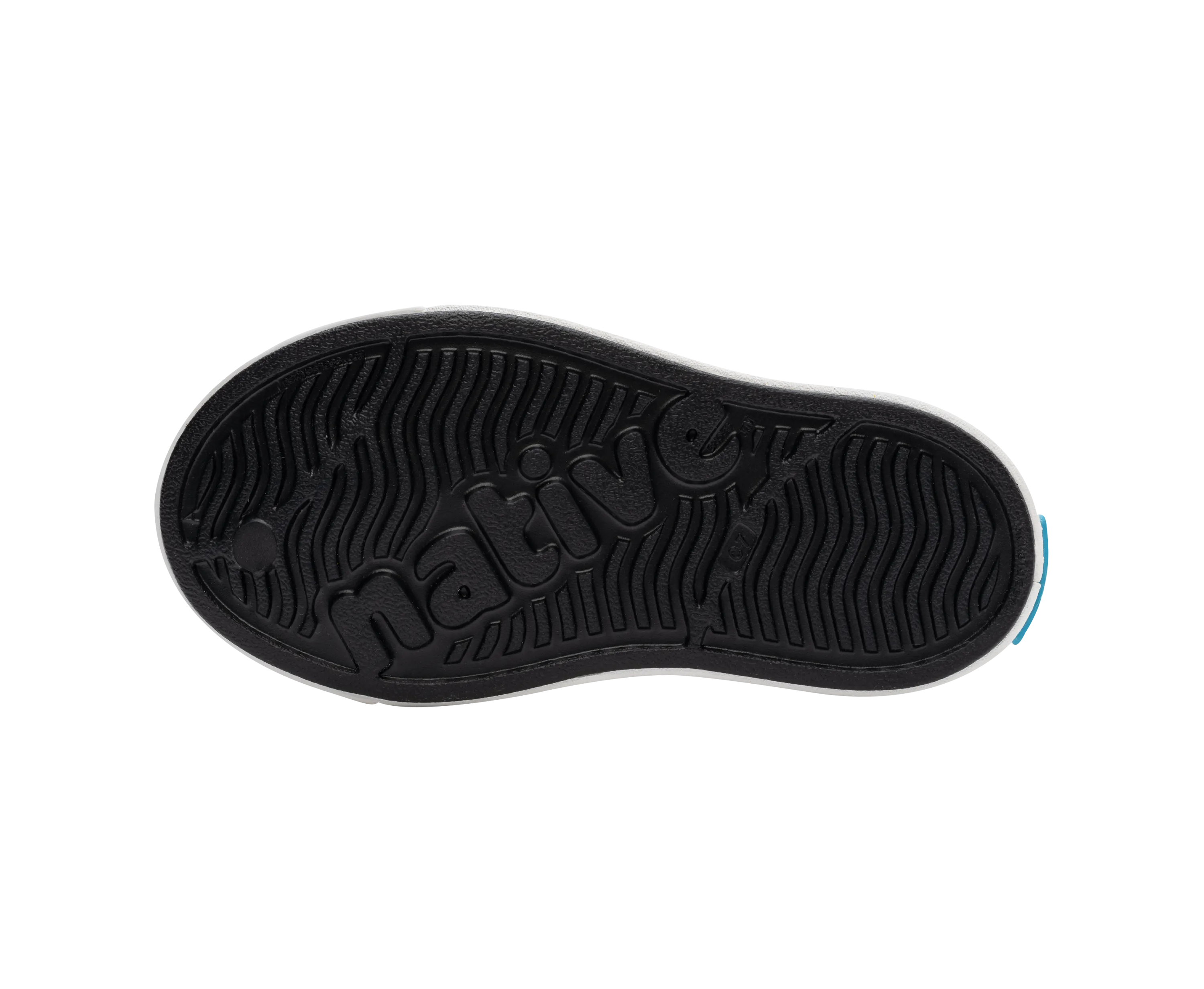 Native Jefferson Print Shoes - Jiffy Black / Shell White / Up In Space