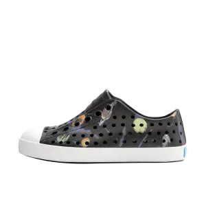 Native Jefferson Print Shoes - Jiffy Black / Shell White / Up In Space