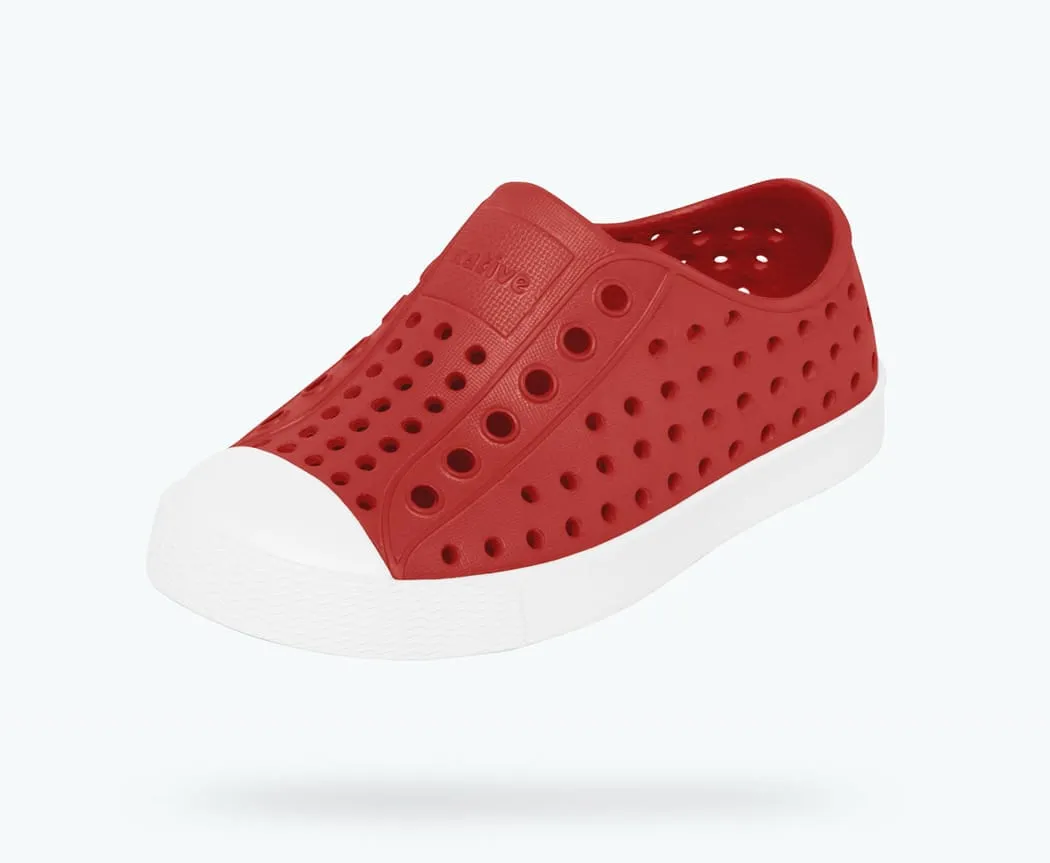 Native Jefferson Shoes - Torch Red / Shell White