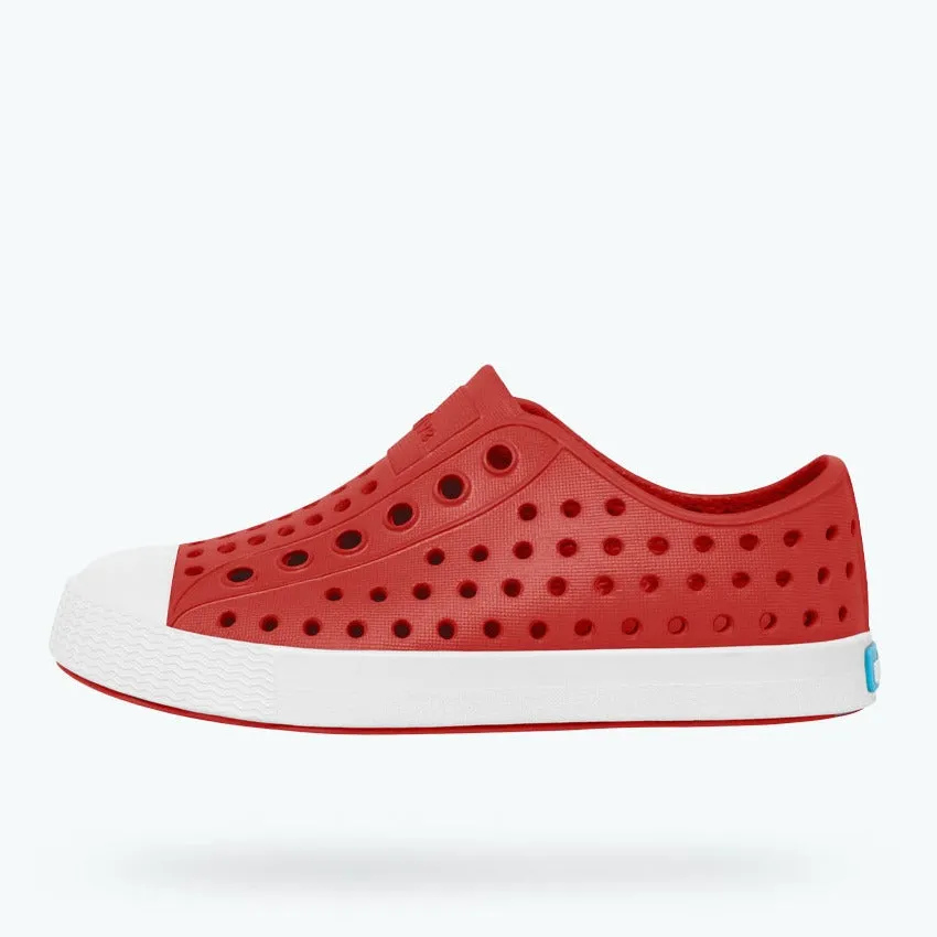 Native Jefferson Shoes - Torch Red / Shell White