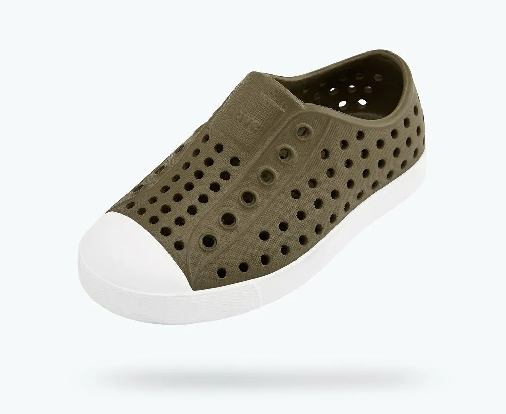 Native Jefferson Shoes - Utili Green / Shell White