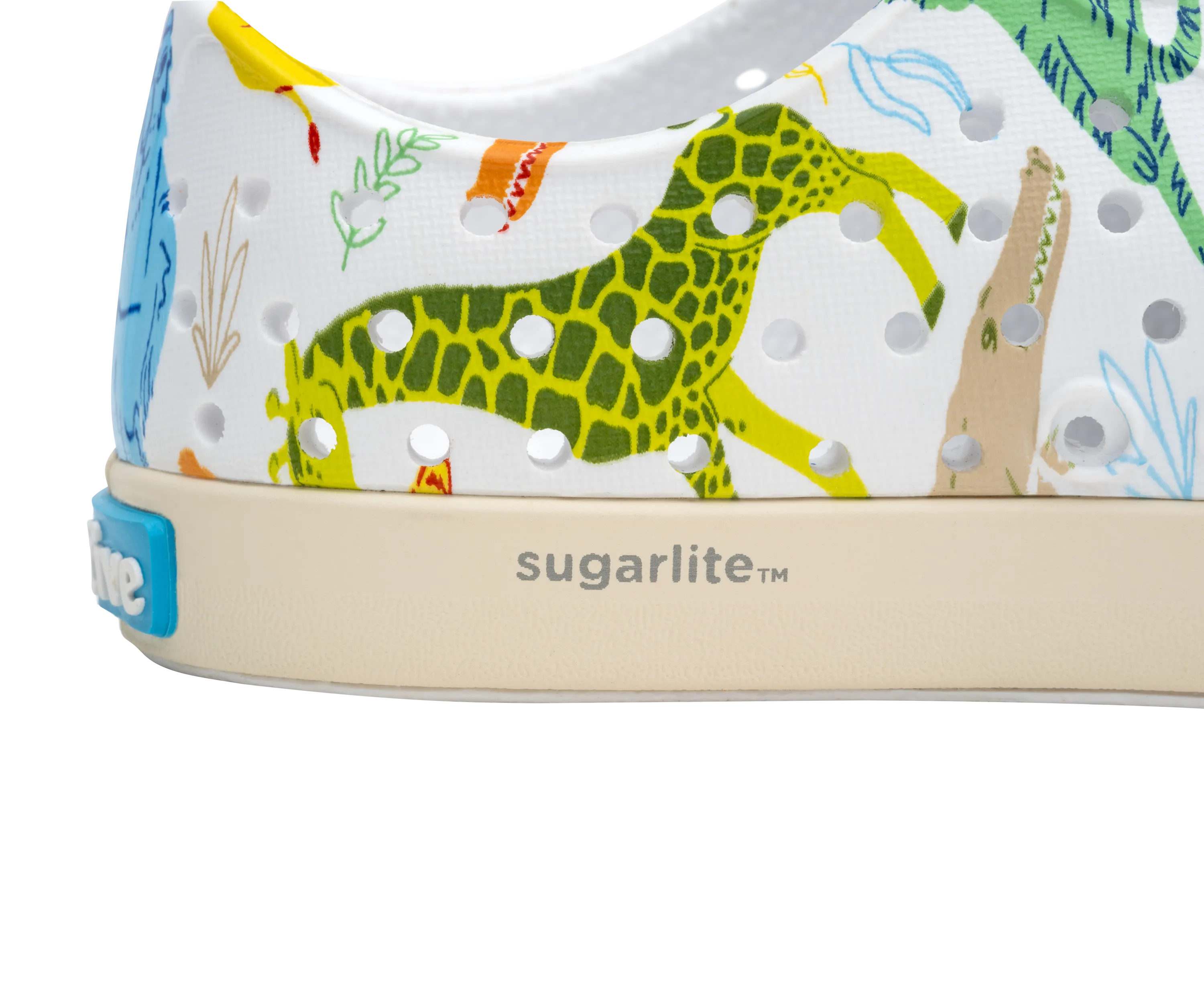 Native Jefferson Sugarlite Print - Shell White / Bone White / Candy Safari Friends