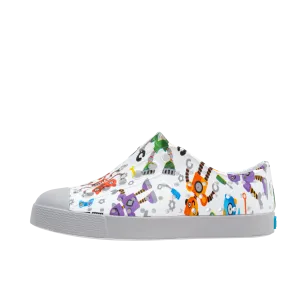Native Jefferson Sugarlite Print - Shell White / Mist Grey / Raincoat Robuddies