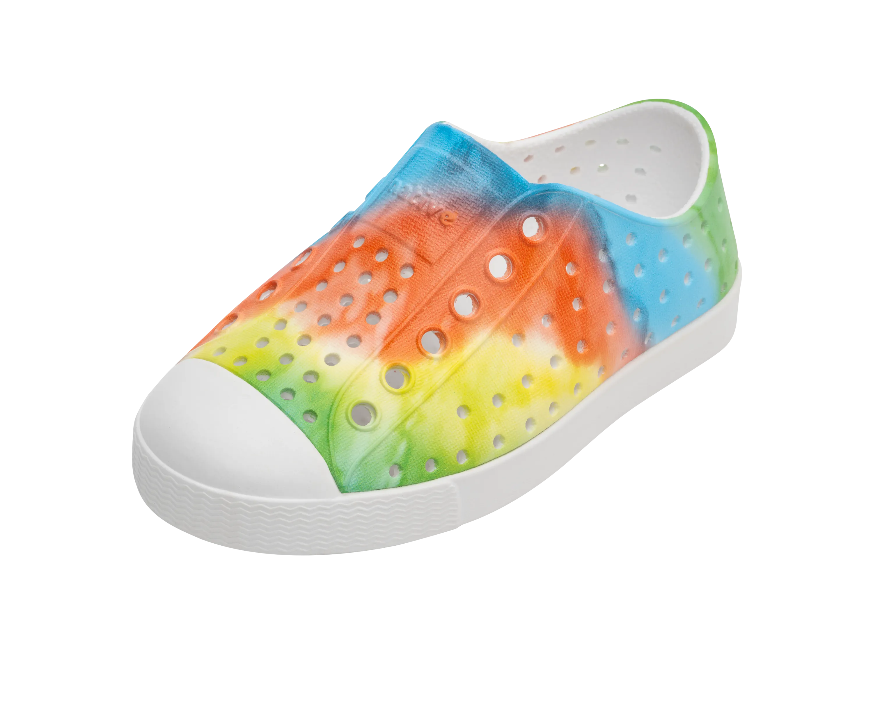 Native Jefferson Sugarlite Print - Shell White / Shell White / Rainbow Tie Dye