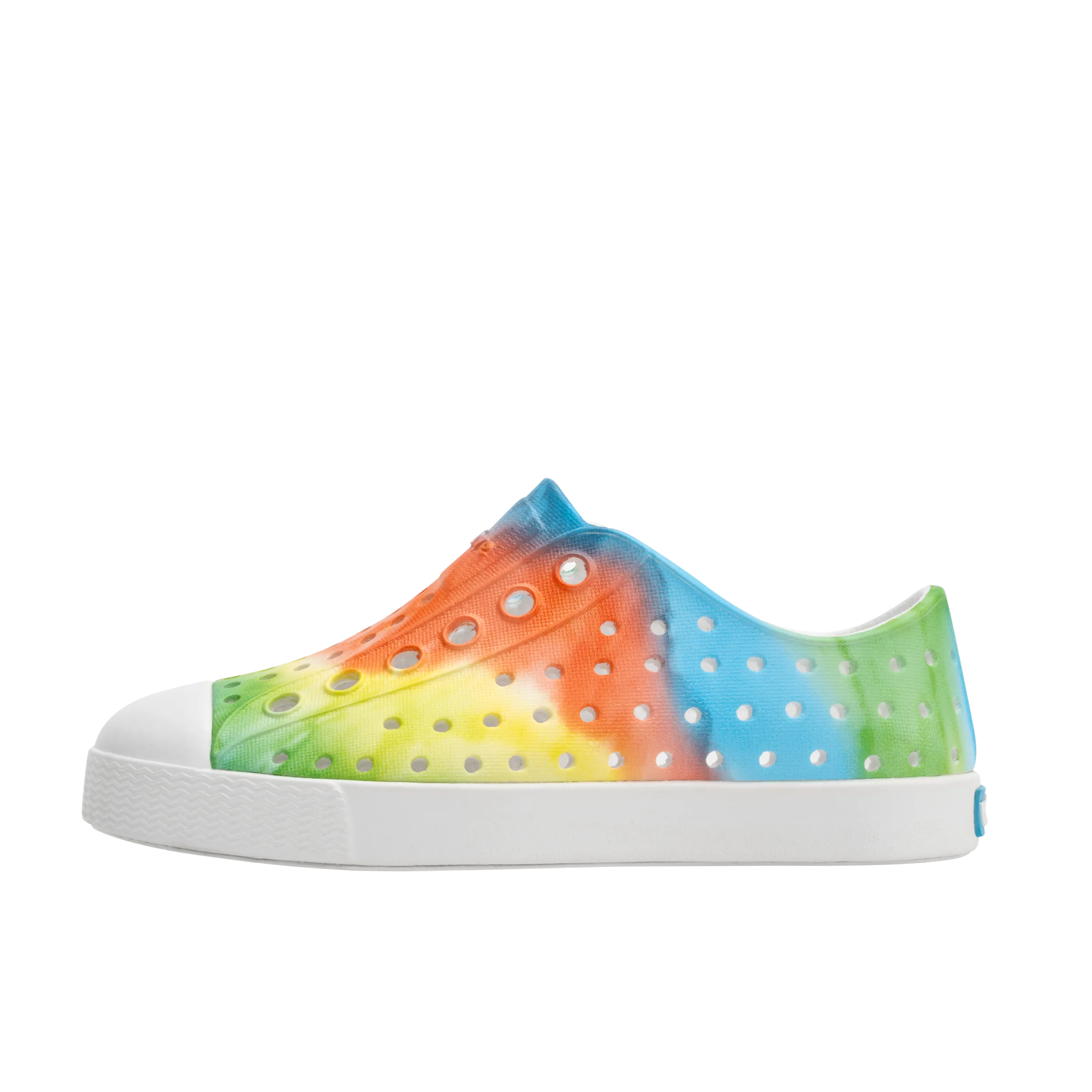 Native Jefferson Sugarlite Print - Shell White / Shell White / Rainbow Tie Dye