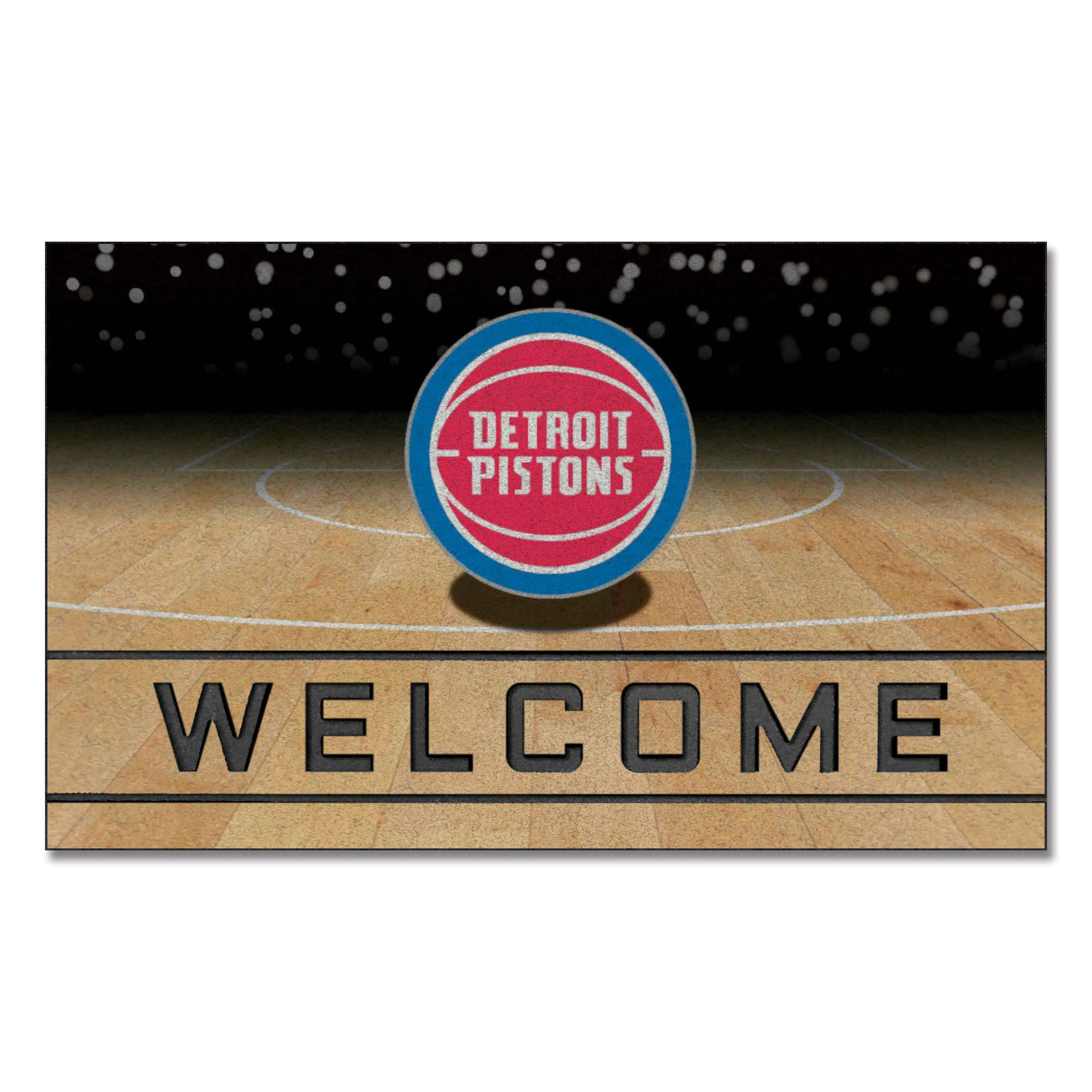 NBA - Detroit Pistons Crumb Rubber Door Mat