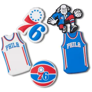 NBA Philadelphia 76ers 5 Jibbitz Pack