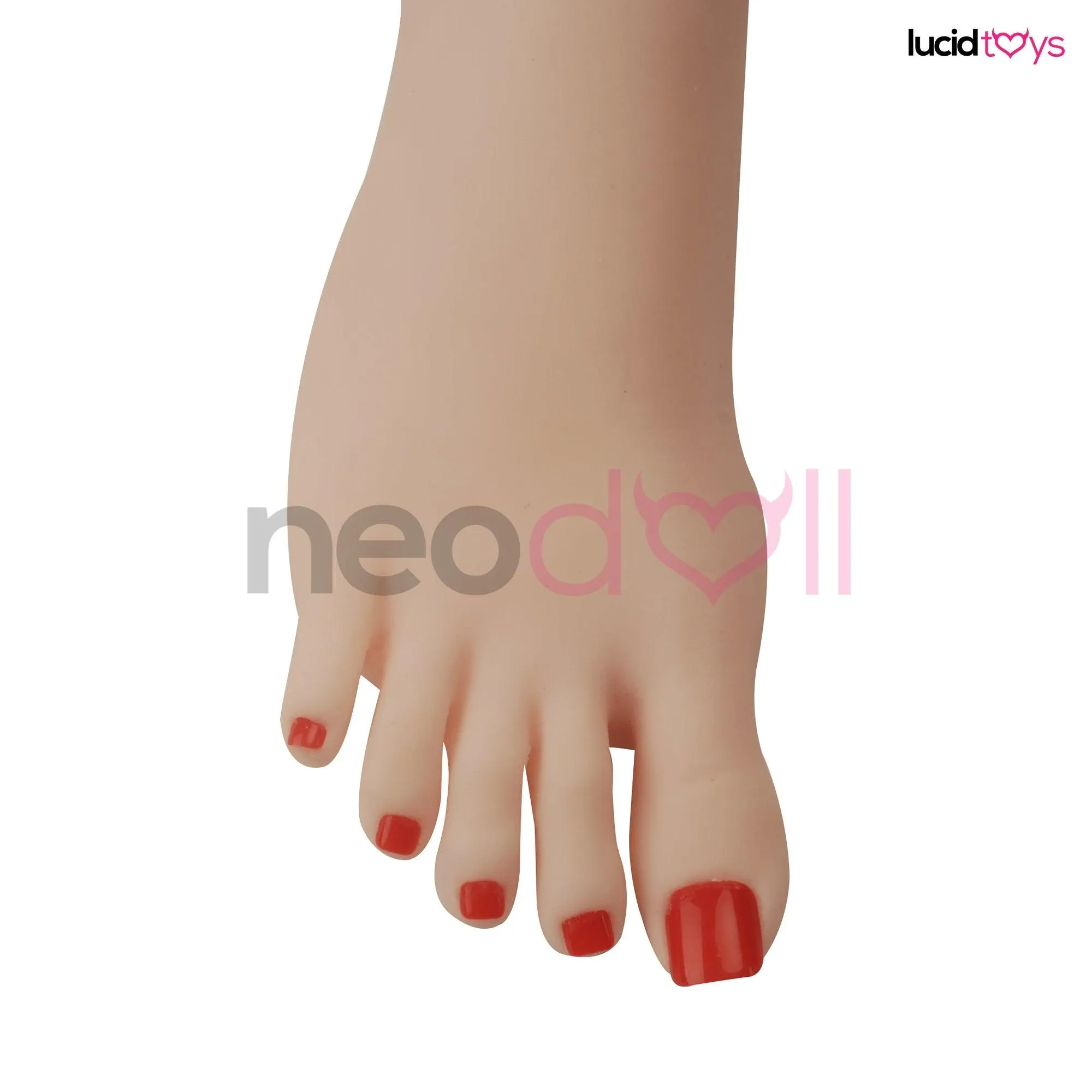 Neojoy Left Foot Fetish - Emma Internal Skeleton & Toenails - 1 kg - Japanese White