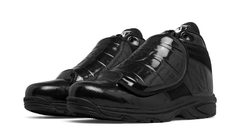New Balance v3 All-Black Mid-Cut Umpire Plate Shoe