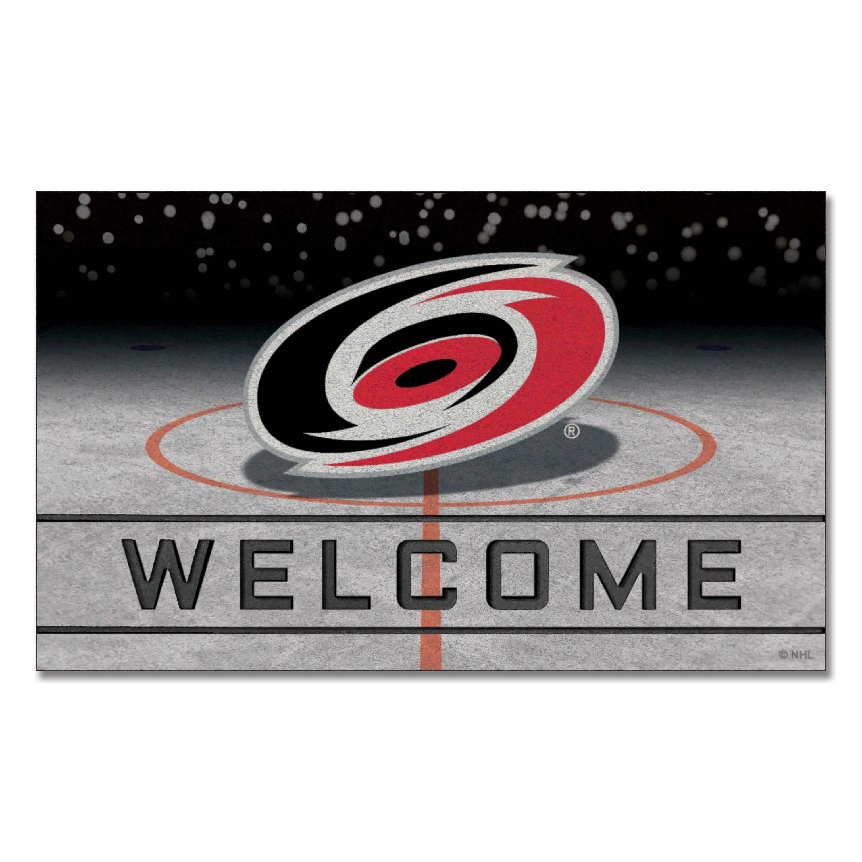 NHL - Carolina Hurricanes Crumb Rubber Door Mat