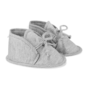 Nile Lace-Up Baby Shoes (Light Grey)