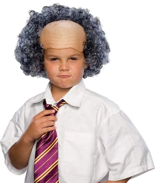 Old Bald Man Children's Wig