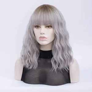 Ombre Grey Bob Hair Wigs