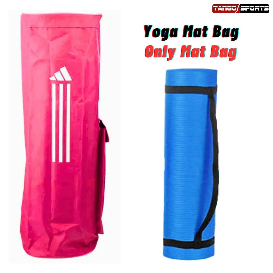 Pack of 5 - Yoga mat bag, 4mm Yoga Mat, Rubber Tummy Trimmer , 2 Yoga Bricks Block and 100cm Yoga Gym Ball