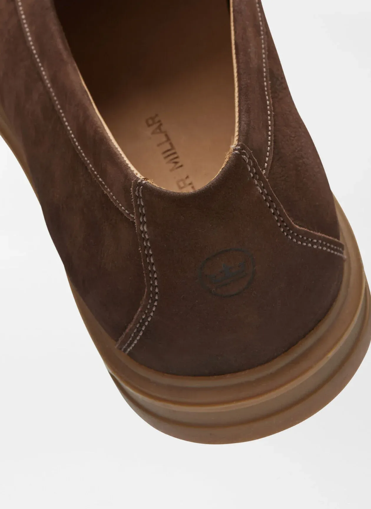 Peter Millar Men's Excursionist Nubuck Venetian Loafer - WALNUT