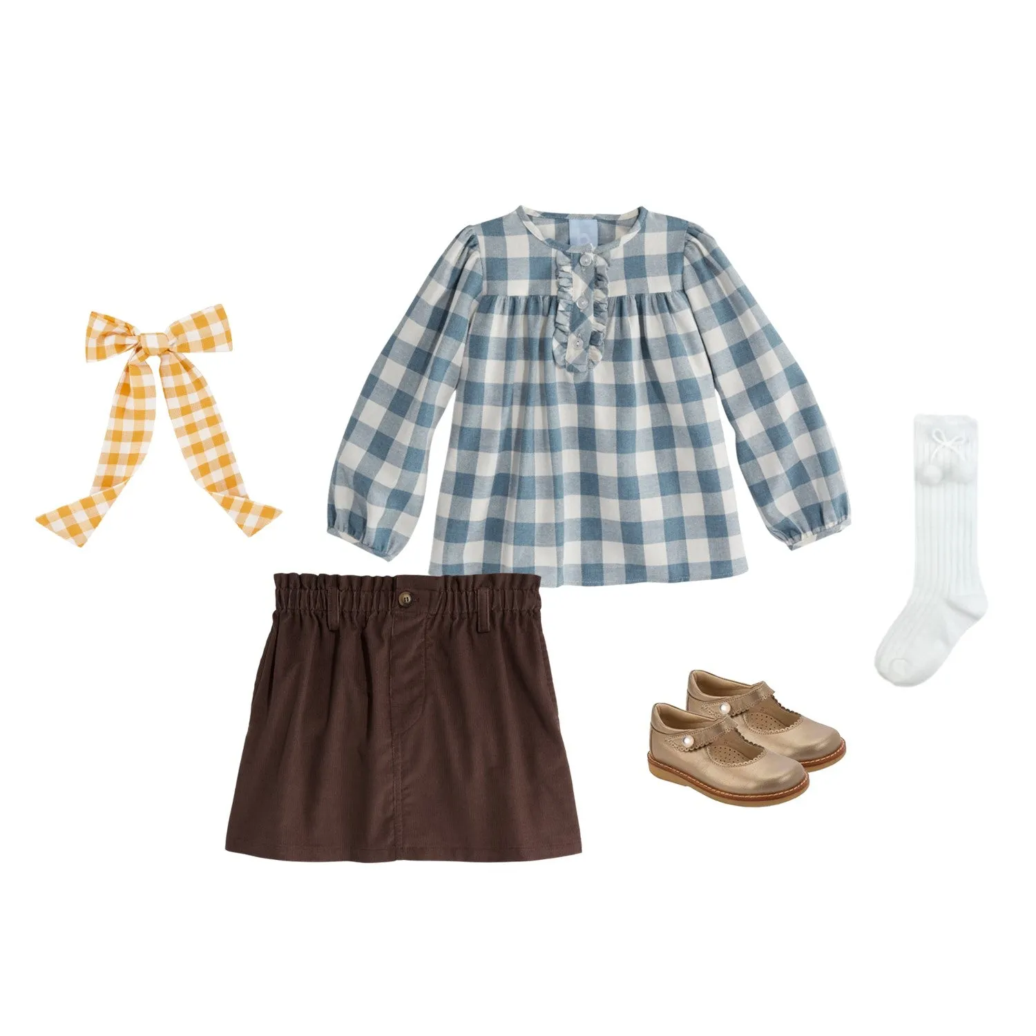 Pom Pom Knee High Socks -- White