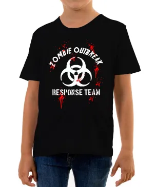 Reality Glitch Zombie Outbreak Response Team Kids T-Shirt