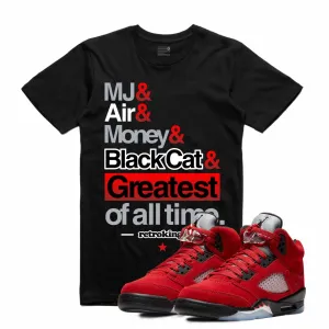 Retro Kings AJ5 TORO BRAVO NICKNAME TEE BLACK