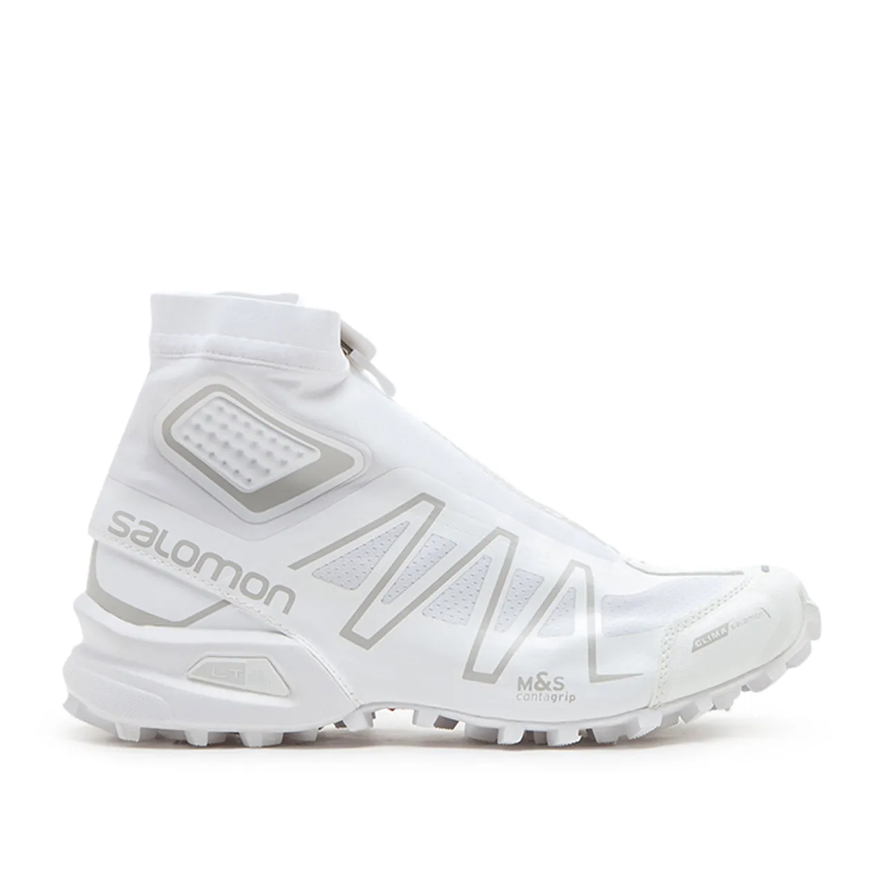 salomon snowcross (white / white / lunar rock)