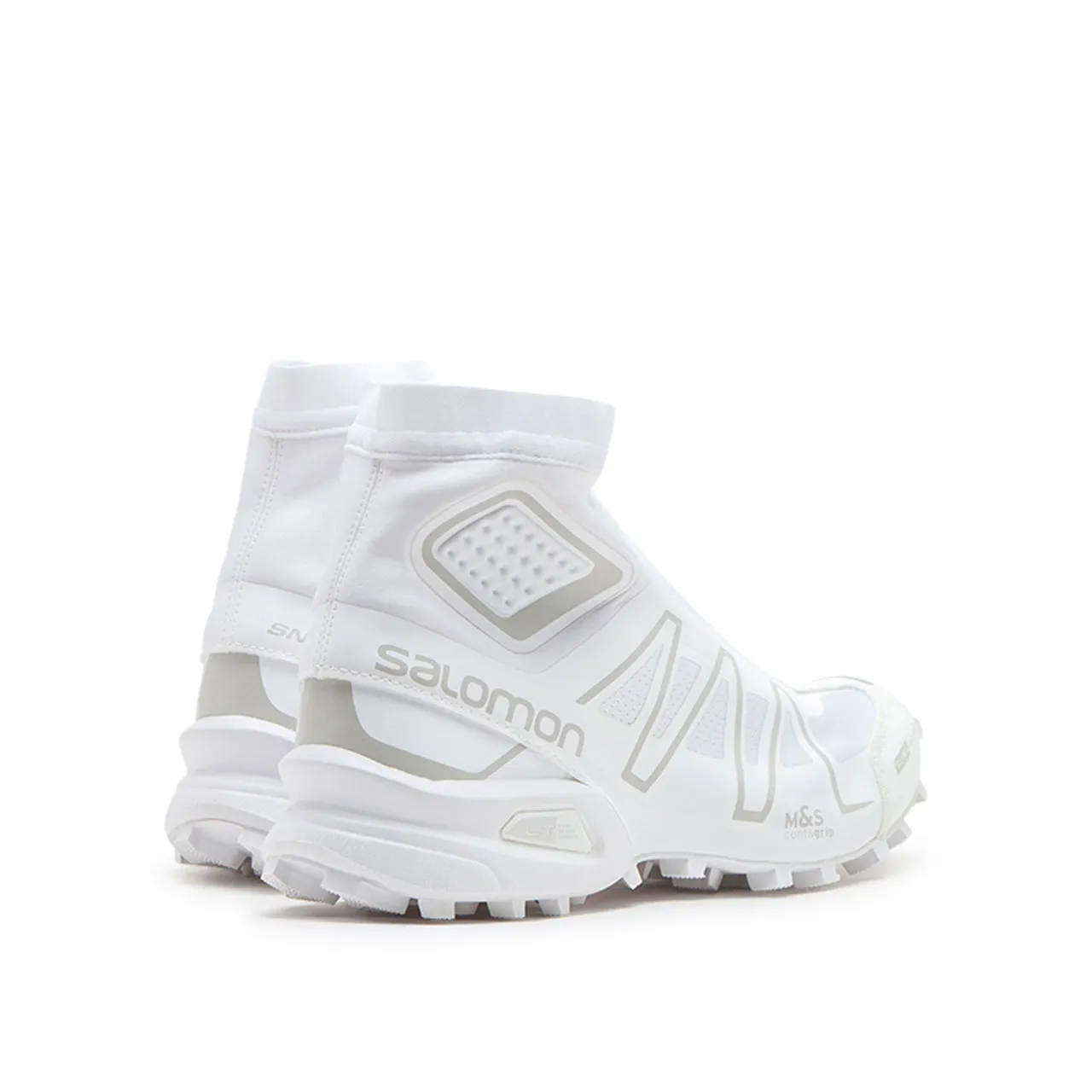 salomon snowcross (white / white / lunar rock)