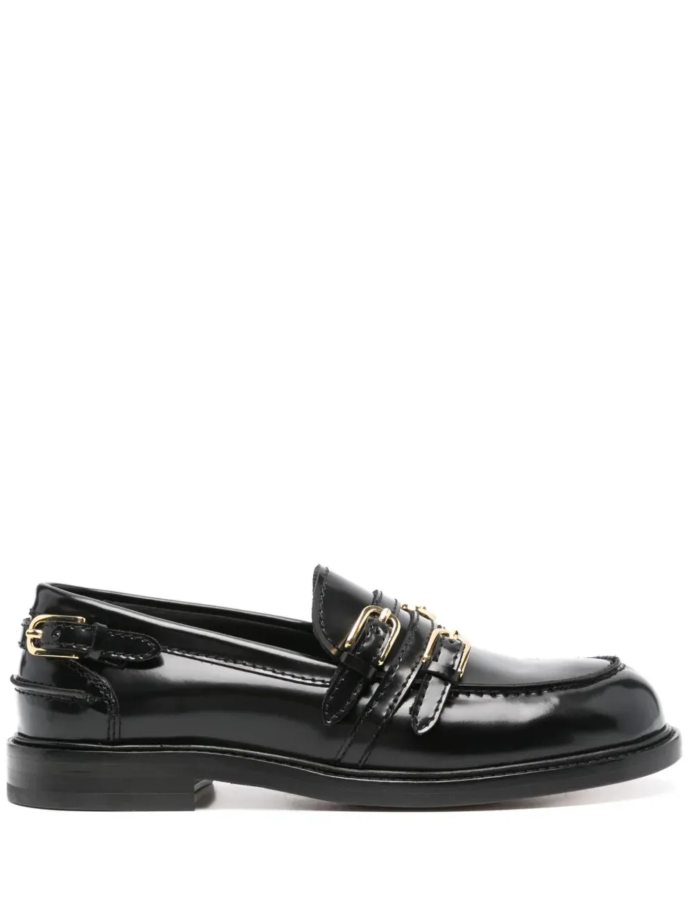 SANDRO buckle-embellished loafers