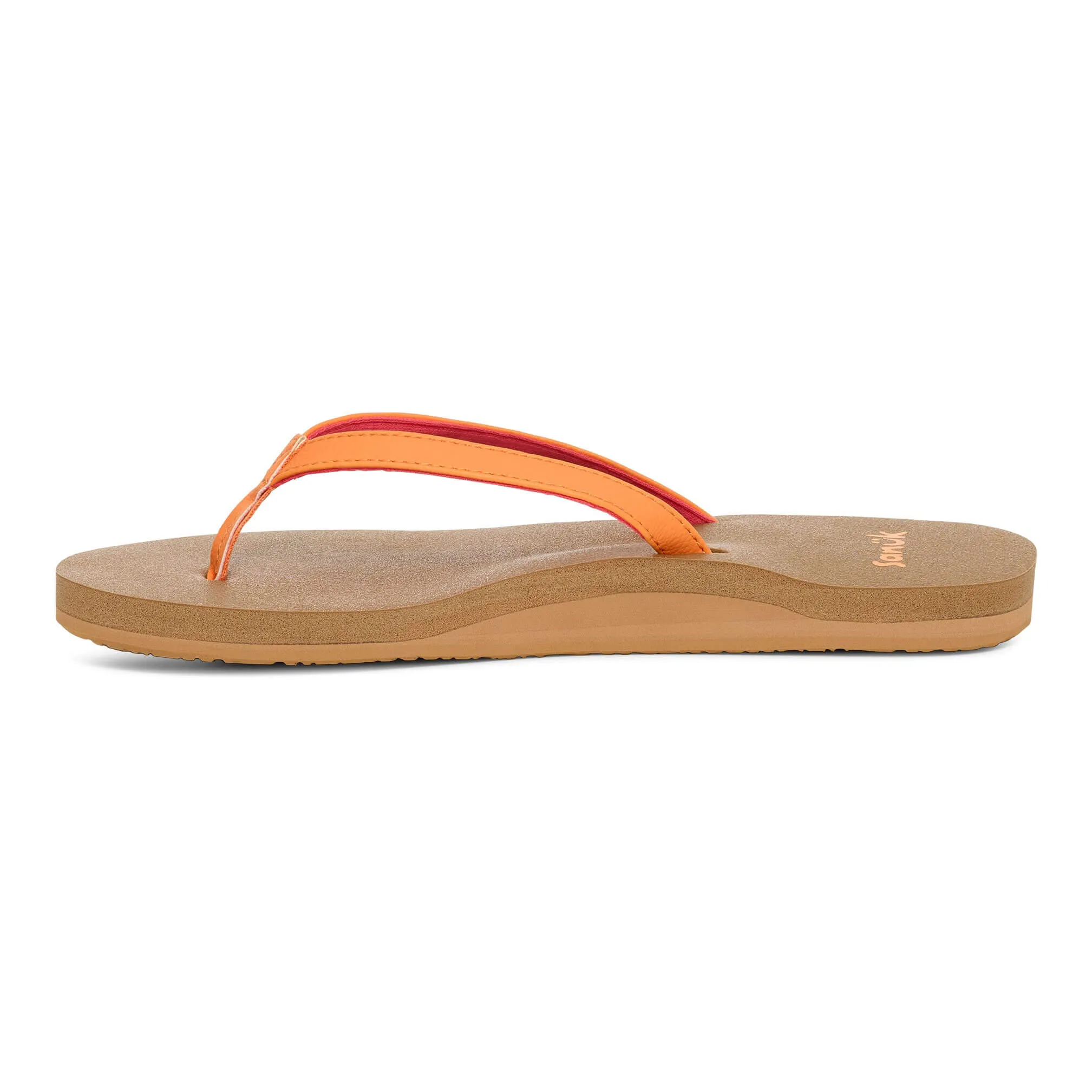 Sanuk Womens Yoga Joy II Sandals - Papaya