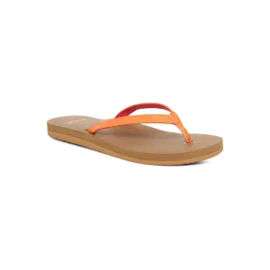Sanuk Womens Yoga Joy II Sandals - Papaya