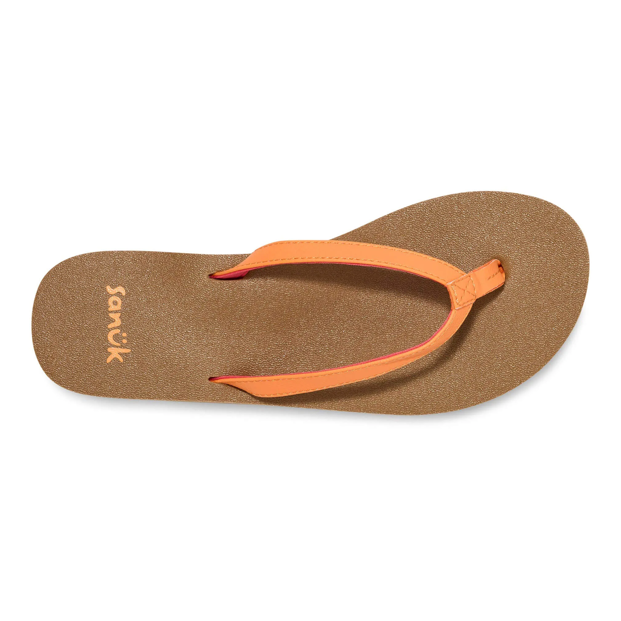 Sanuk Womens Yoga Joy II Sandals - Papaya