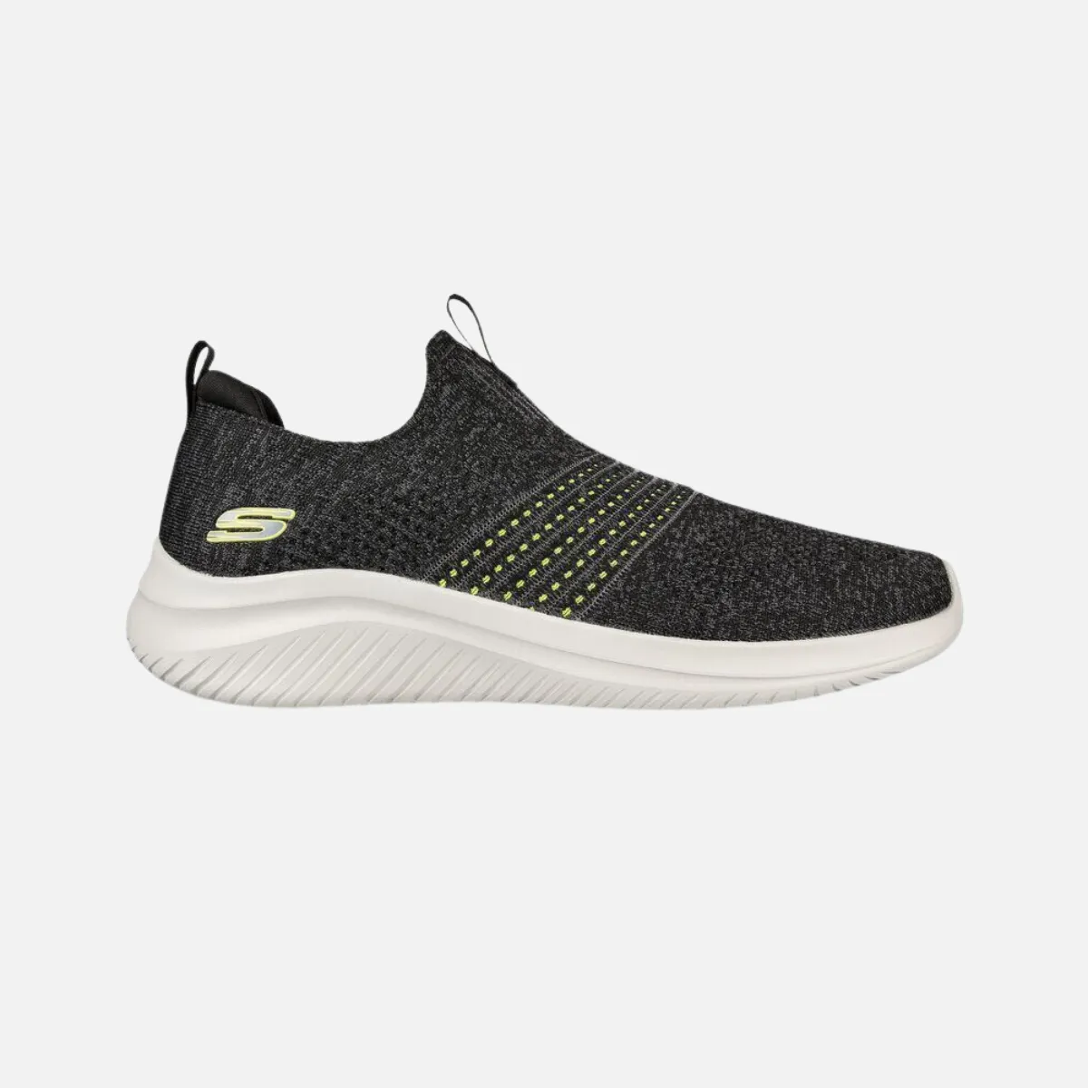 Skechers Ultra Flex 3.0 - Wintek Men's Walking Shoes -Black/Lime