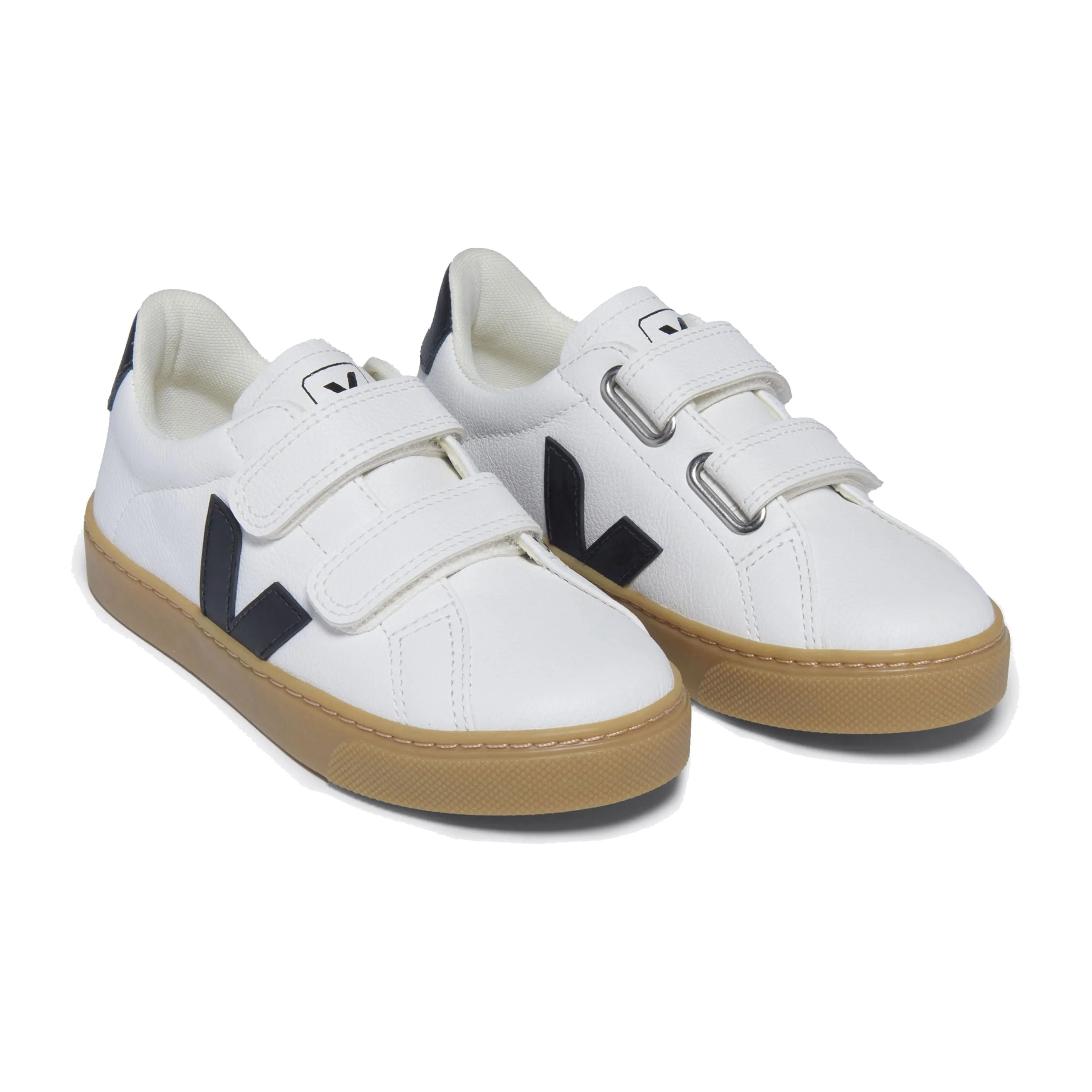 Small Esplar Chromefree Leather - White Black