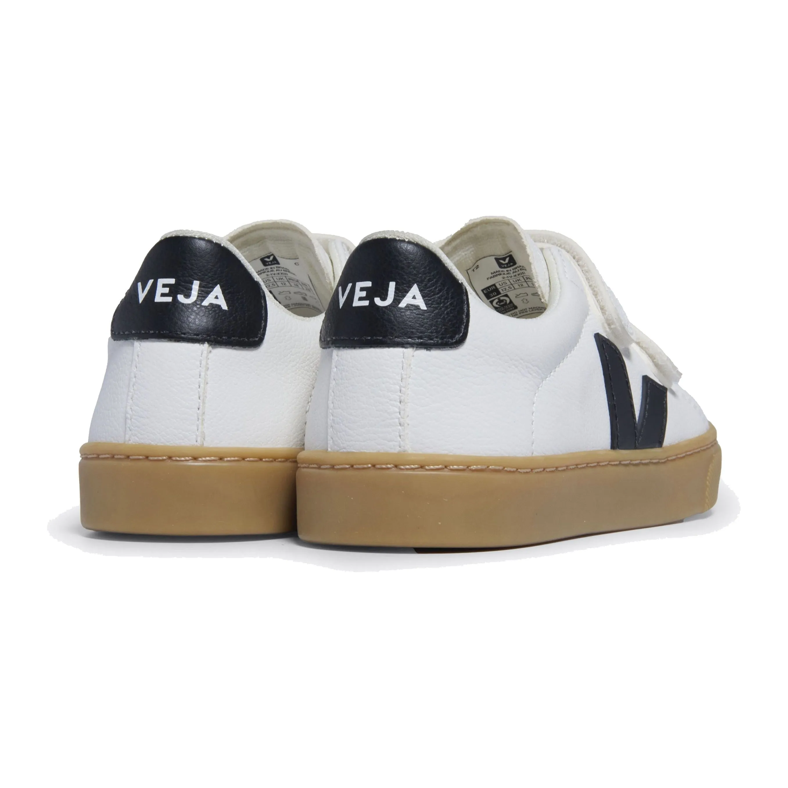 Small Esplar Chromefree Leather - White Black