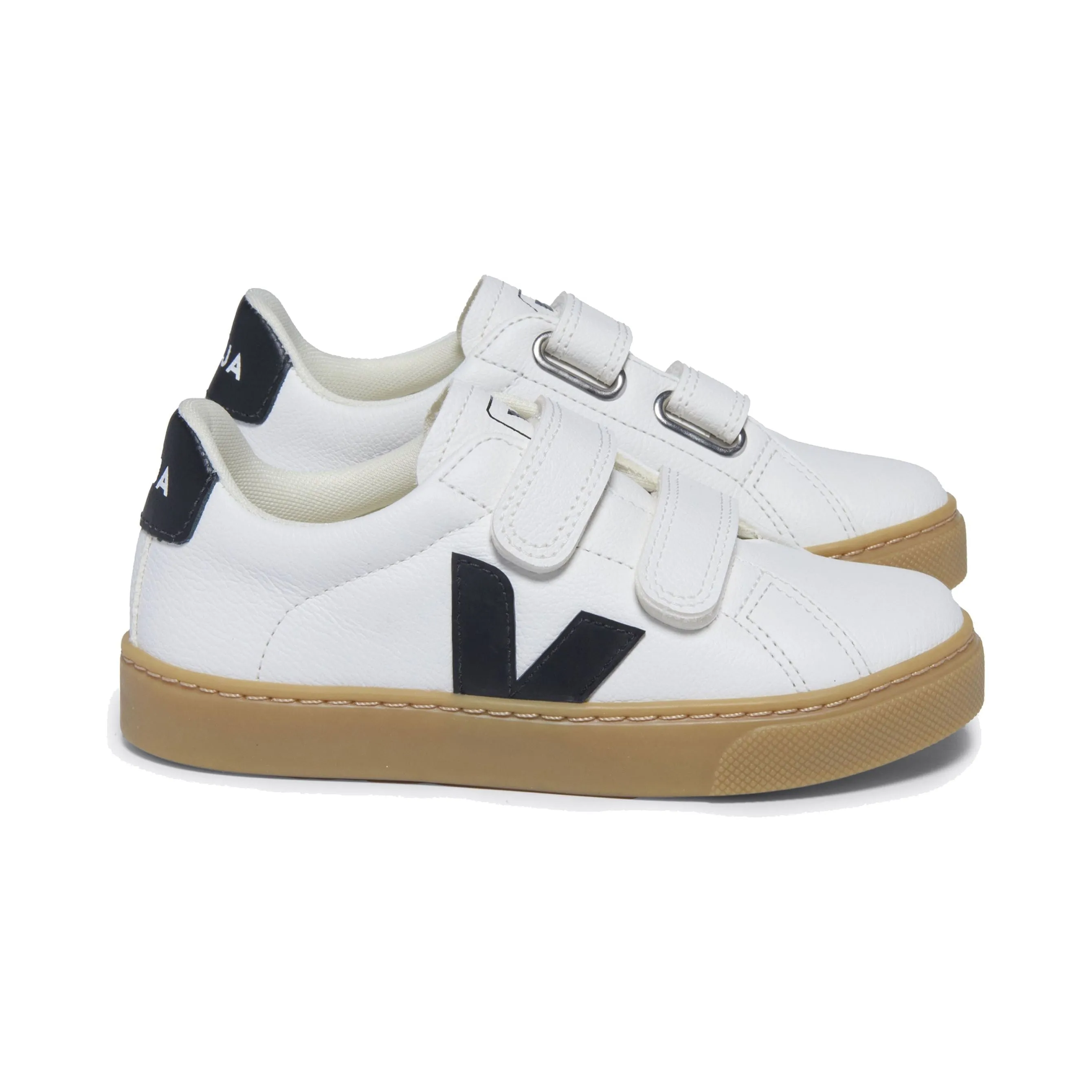 Small Esplar Chromefree Leather - White Black