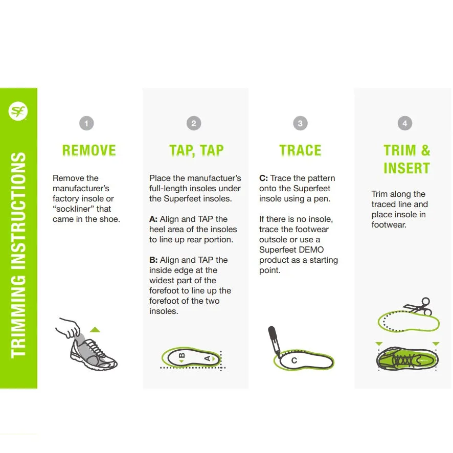 Superfeet Trailblazer Comfort Women's Insoles - For Hiking