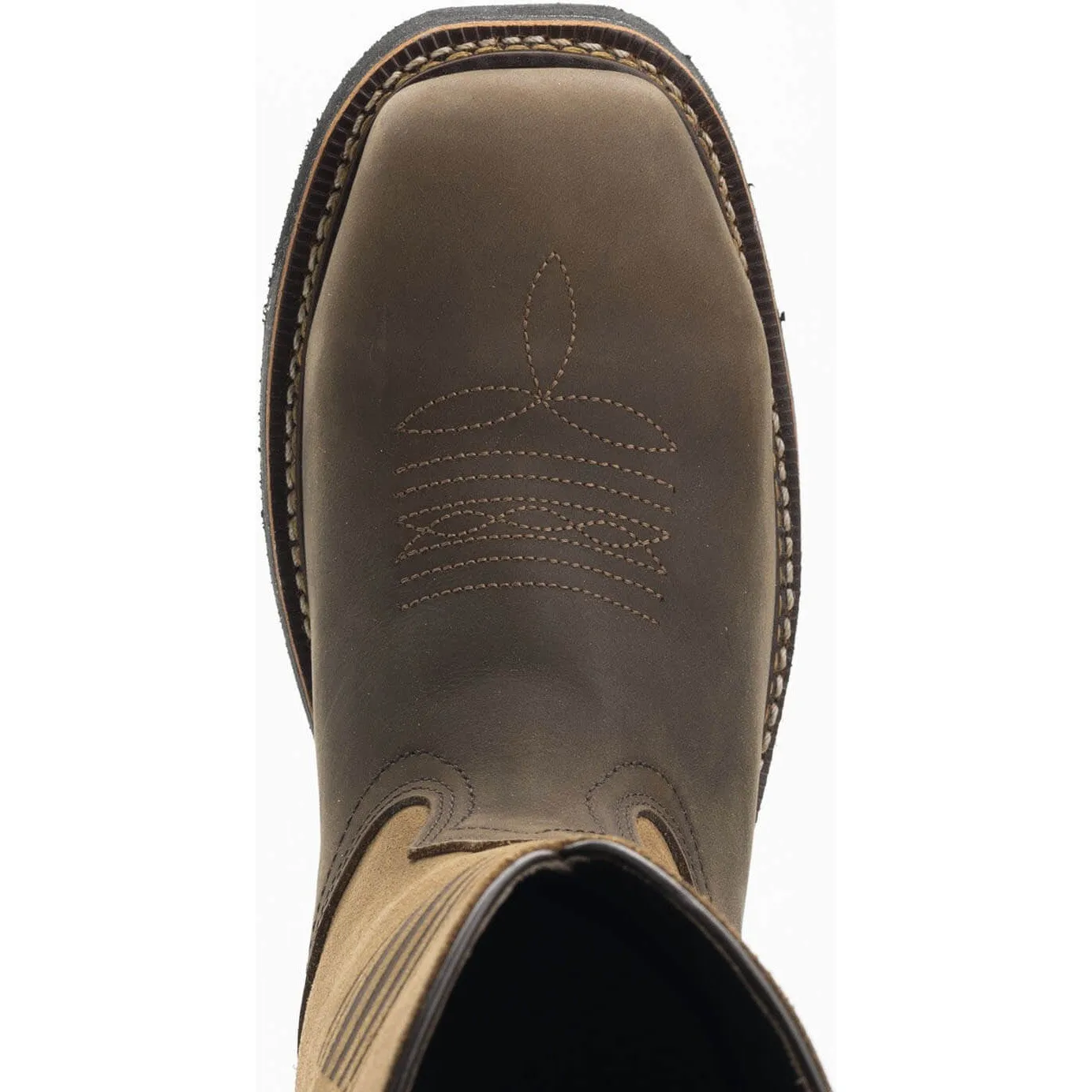 Thorogood Men's Western 11" Safety Toe Waterproof Slip Resist Work Boot -Tan- 804-4338