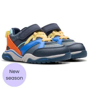 UK 4.5 Grey Combo Feather Pace Trainers