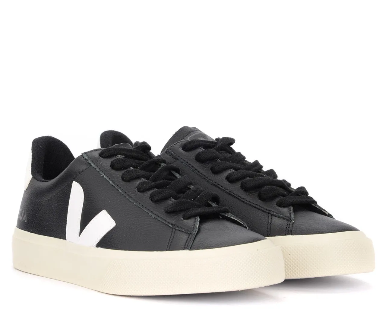 Veja Men Campo Chromefree Shoes Black/White (Mirror)