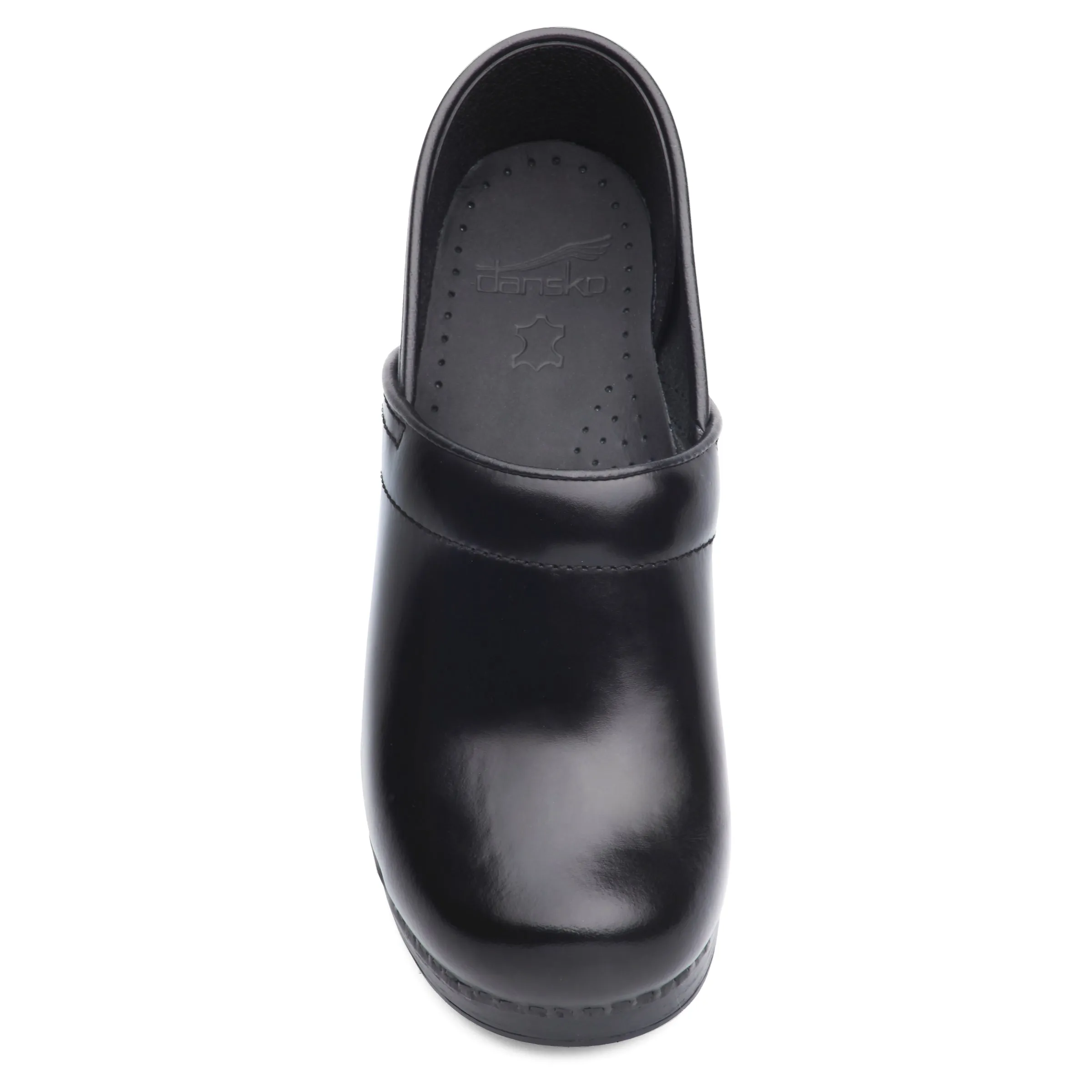 Wide Pro Clog - Black Cabrio Leather