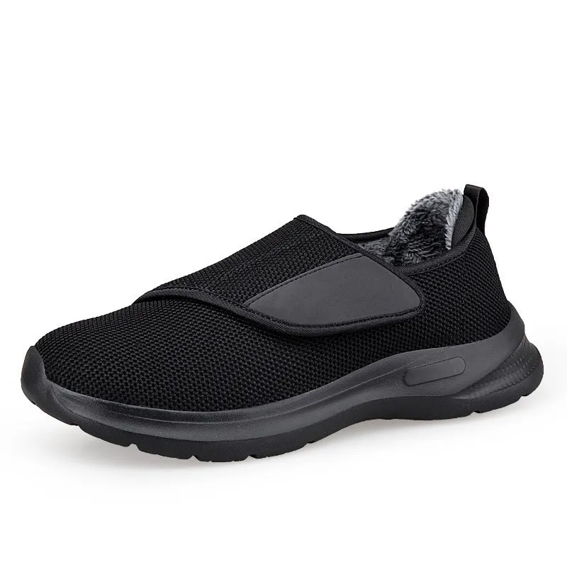Winter Fleece-lined Casual Sneaker Men And Women Insulated Cotton-padded Shoes