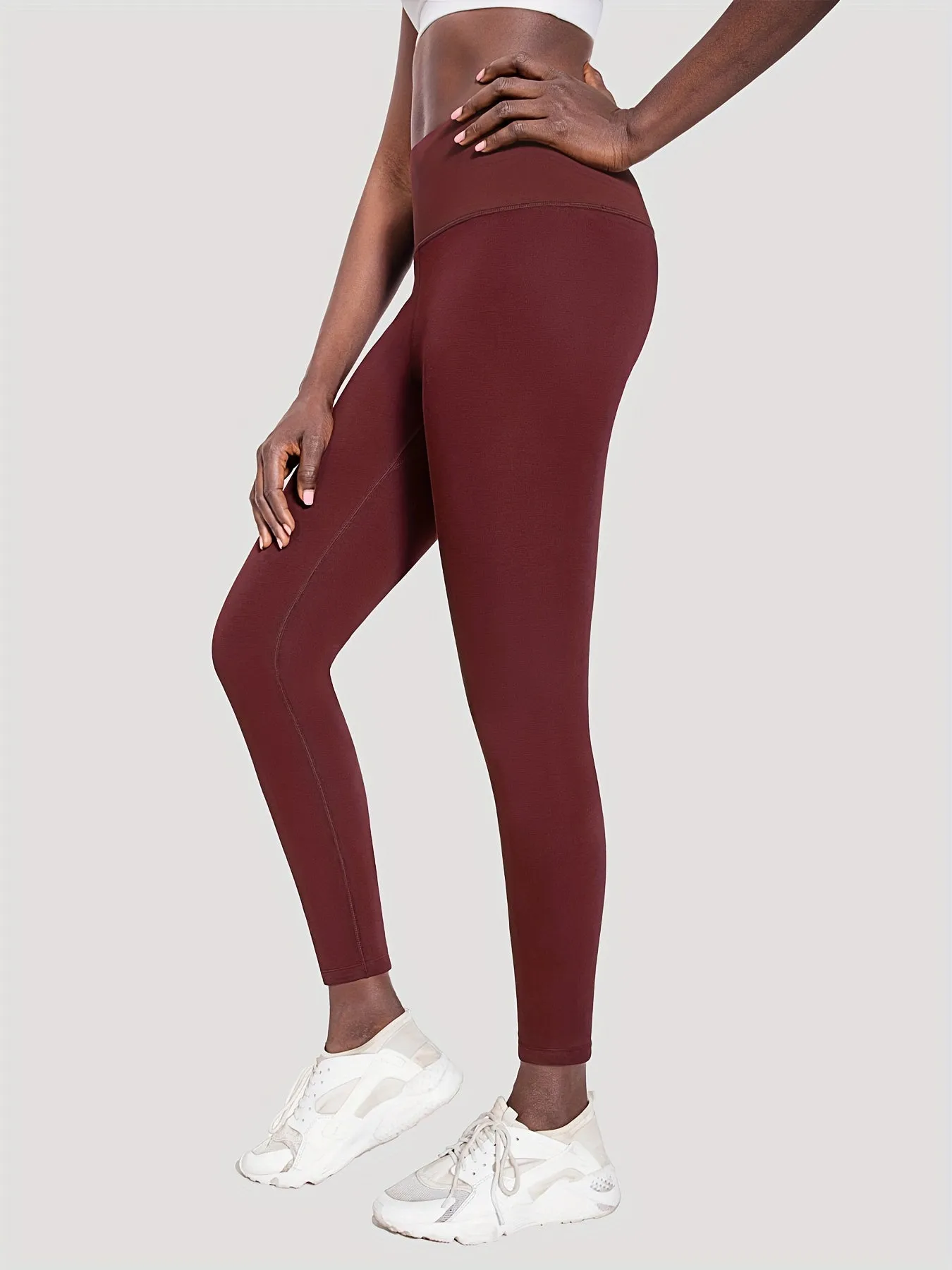 Women's Fleece Lined Winter Yoga Leggings, Waterproof Insulated Warm Running Fitness Workout Pants, Women's Activewear