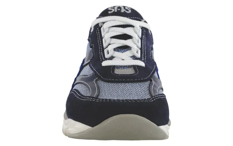 Women's Tour Mesh Lace Up Sneaker in LT Marine