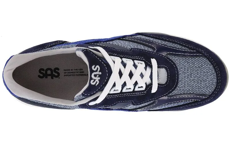Women's Tour Mesh Lace Up Sneaker in LT Marine